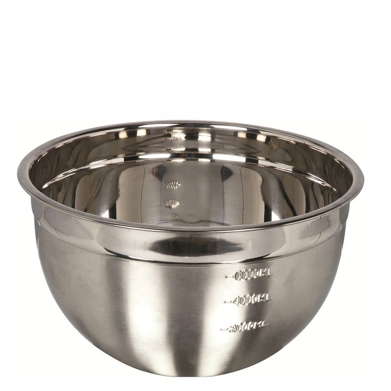 stainless steel mixing bowl