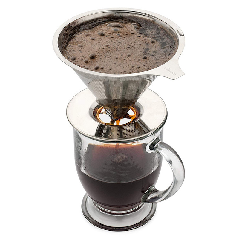 Stainless Steel Drip Reusable Pour Over Stand Mesh Coffee Filter