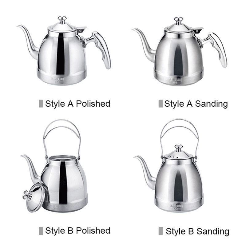 Stainless steel fine mouth kettle coffee drip teapot