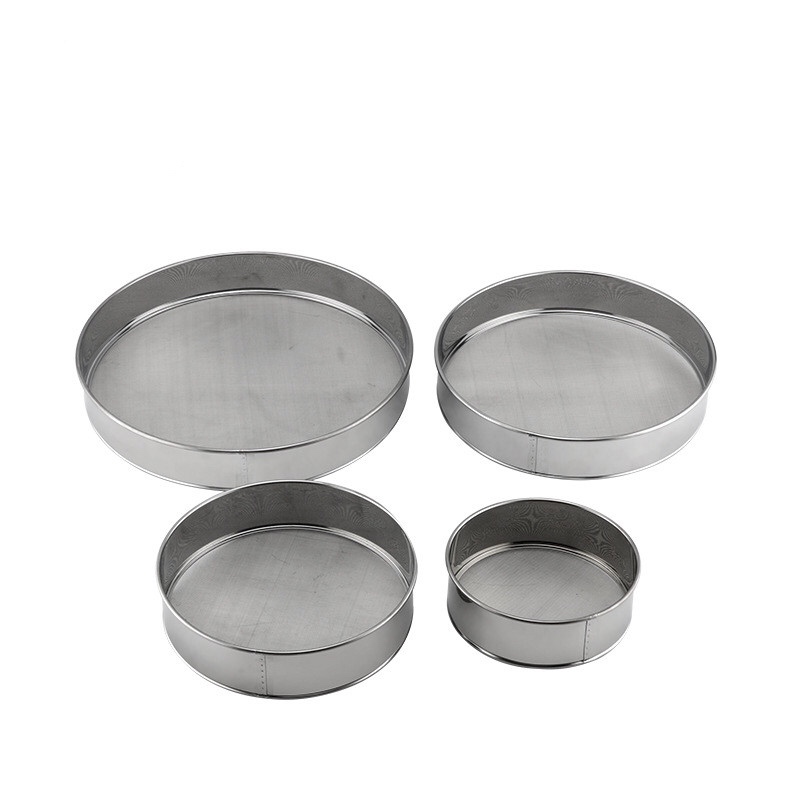 4 size baking tools flour sifter stainless steel flour sieve