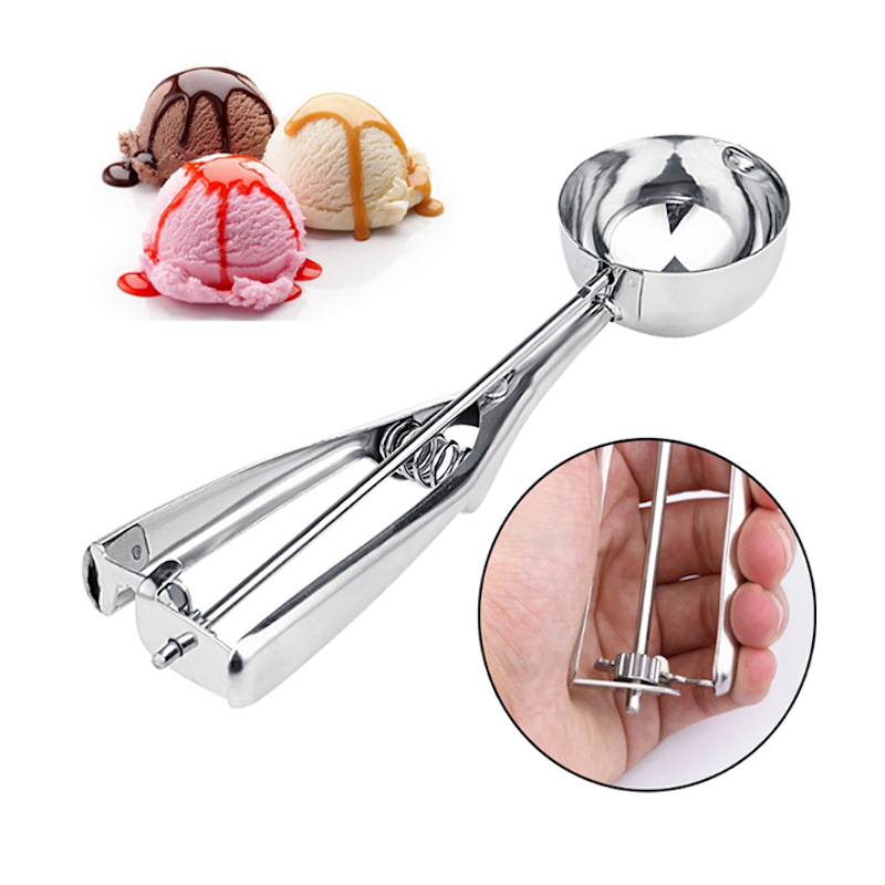 Hot selling 5cm diameter stainless steel ice cream scoop