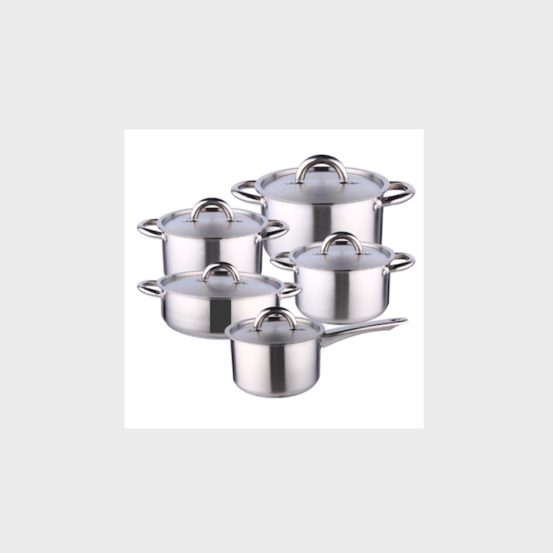 stainless steel casserole set, 3pcs set, 5 pcs set