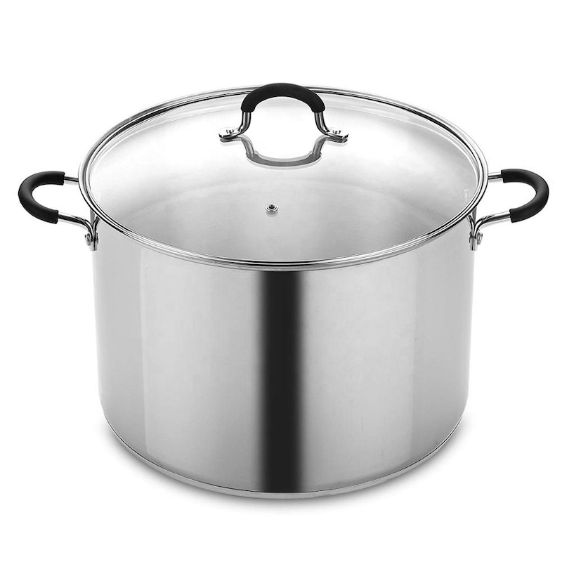 stainless steel stock pot casserole pan