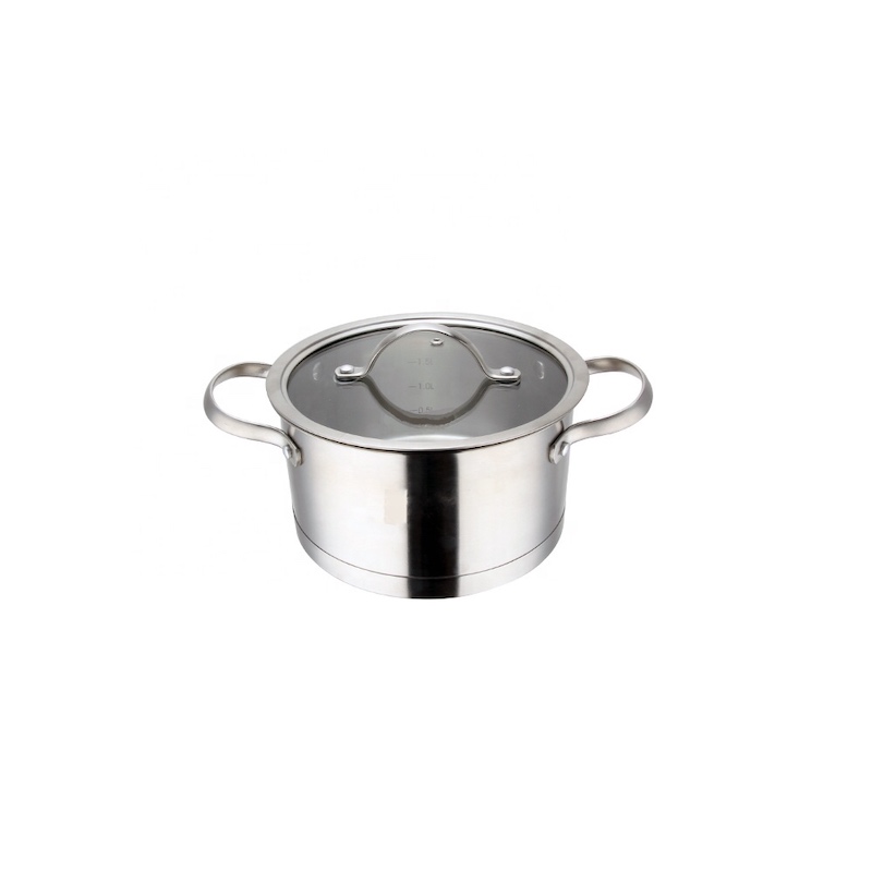 stainless steel casserole with lid cover