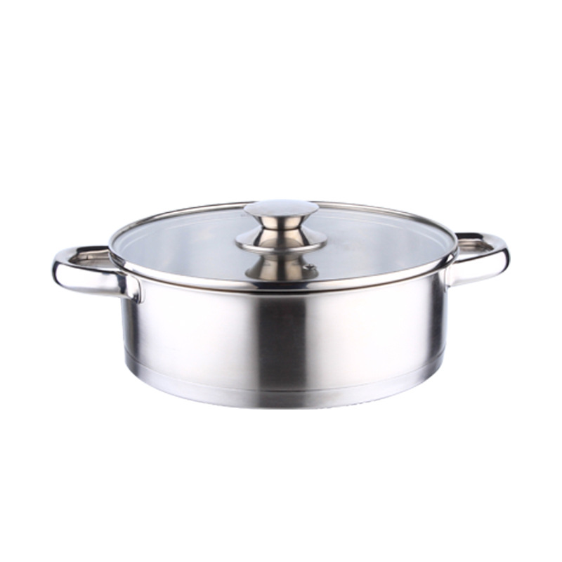 stainless steel casserole with lid covers